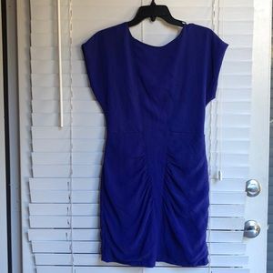 blue cocktail dress